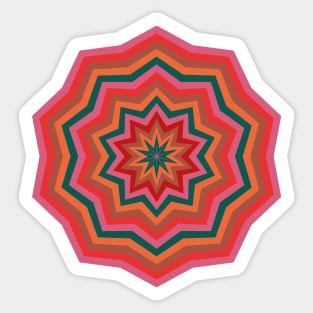 10 Pointed Star Sticker